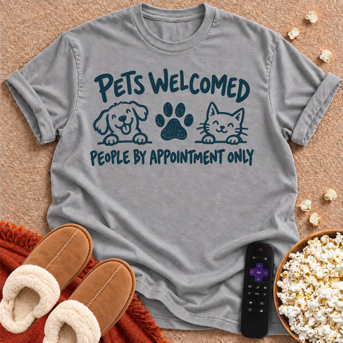 Pets Welcome, People Appointment T-shirt