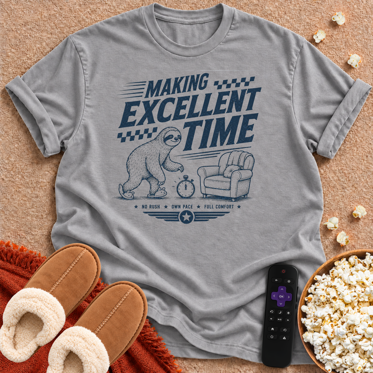 Making Excellent Time Sloth T-shirt