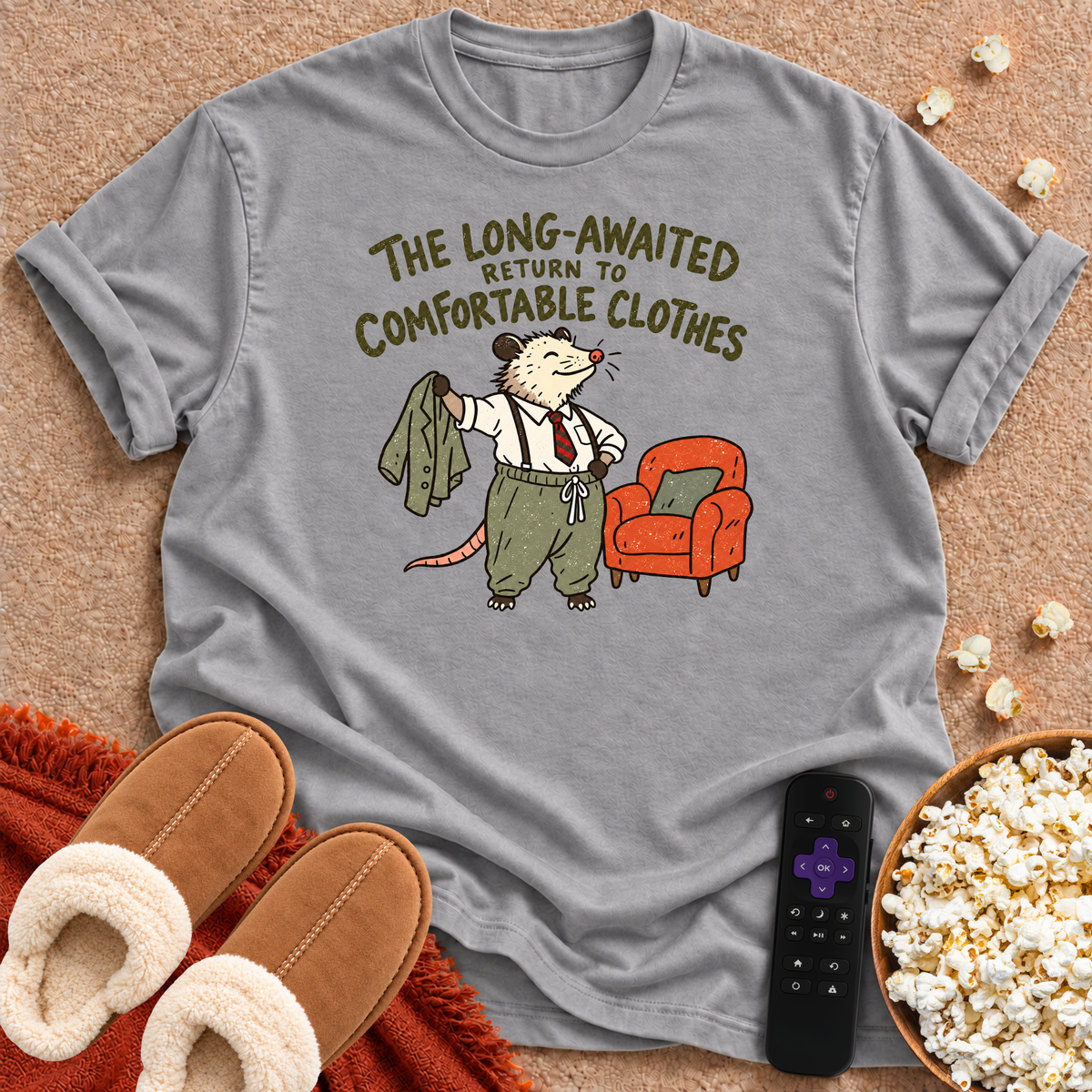 Comfortable Clothes Possum T-shirt