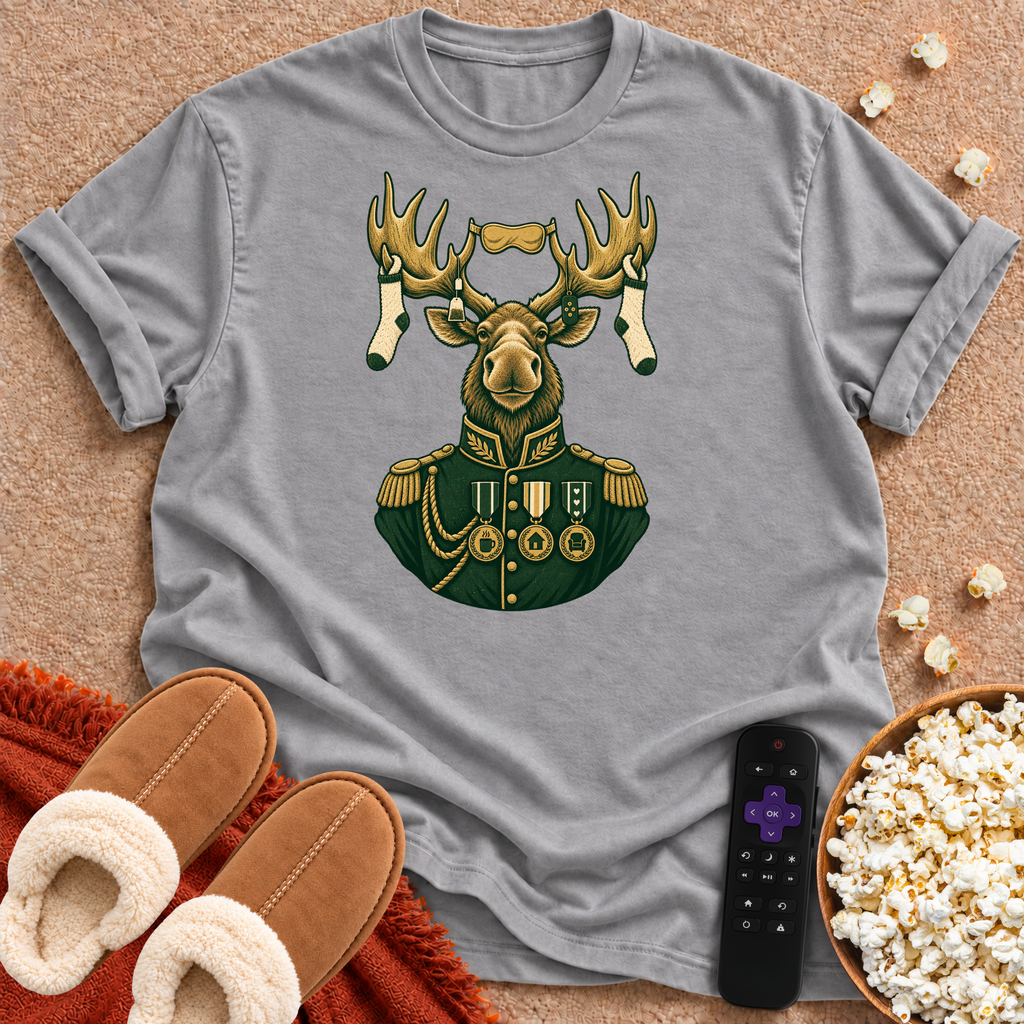 Highly Decorated Moose T-shirt