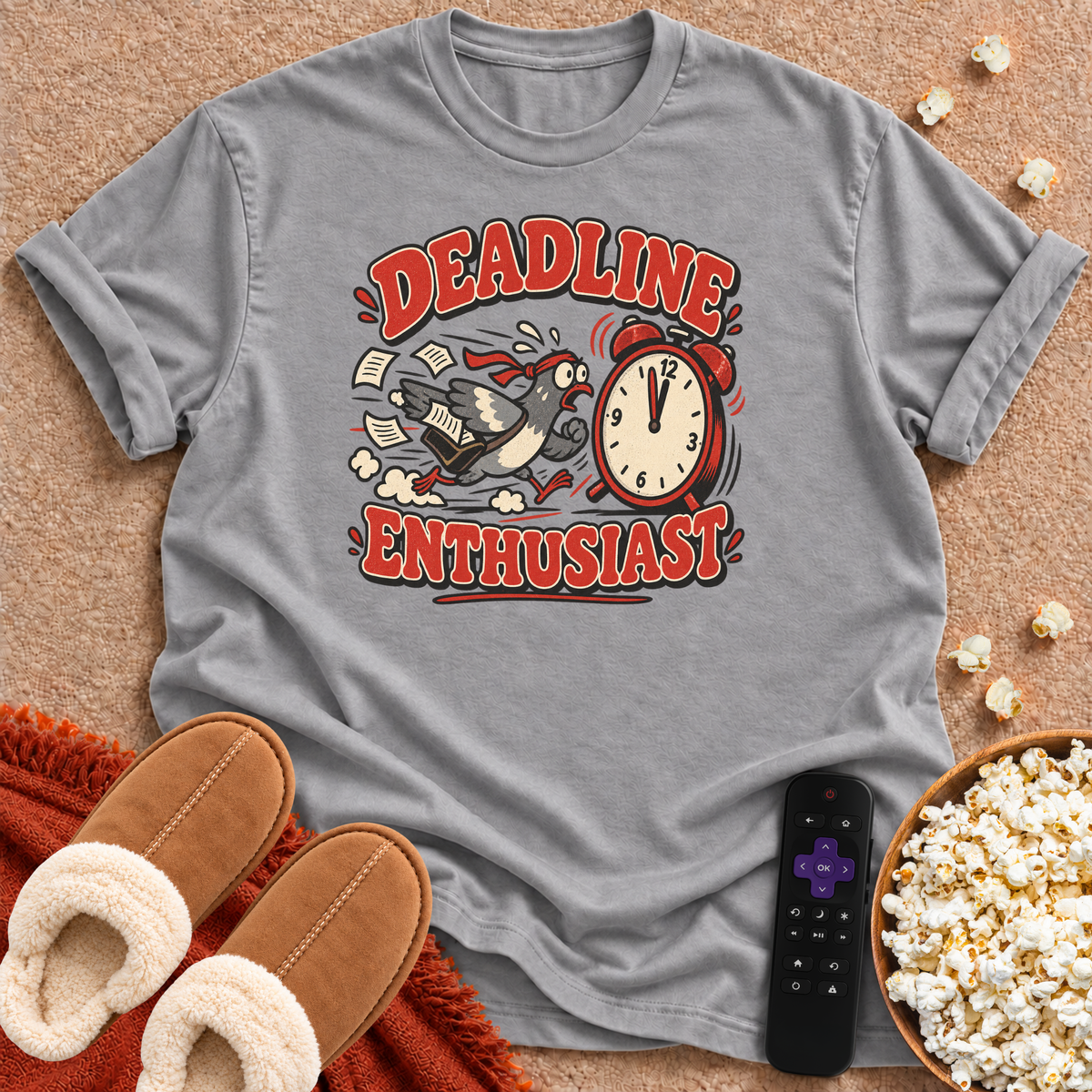Deadline Enthusiast Pigeon T-shirt