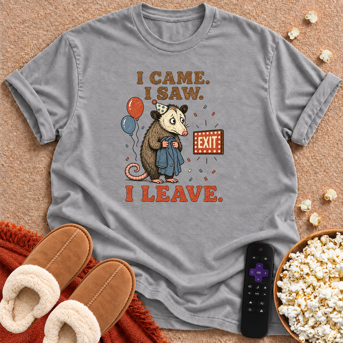 I Came I Saw I Leave T-shirt