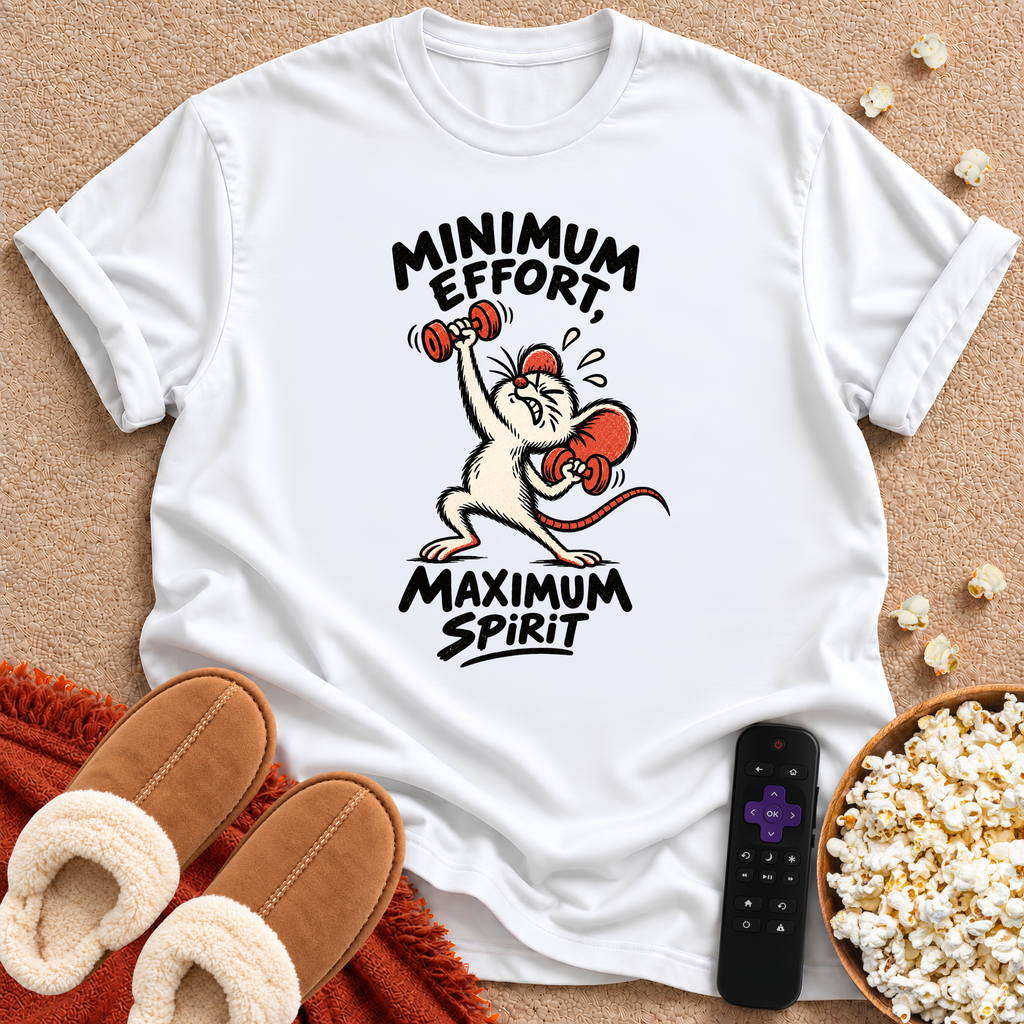 Minimum Effort, Maximum Spirit T-shirt