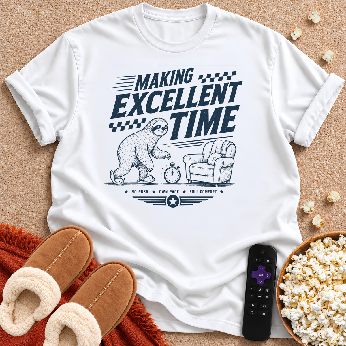 Making Excellent Time Sloth T-shirt