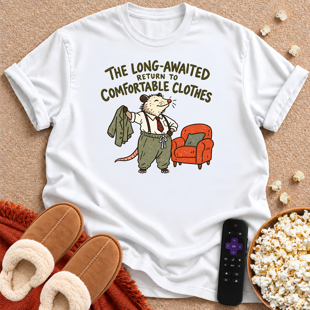 Comfortable Clothes Possum T-shirt