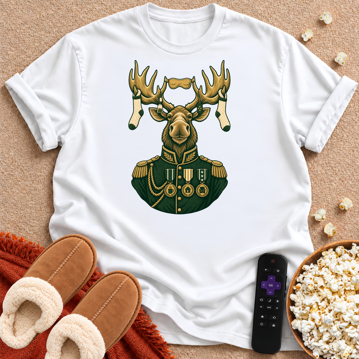 Highly Decorated Moose T-shirt