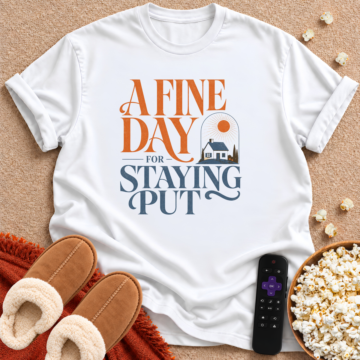 A Fine Day For Staying Put T-shirt