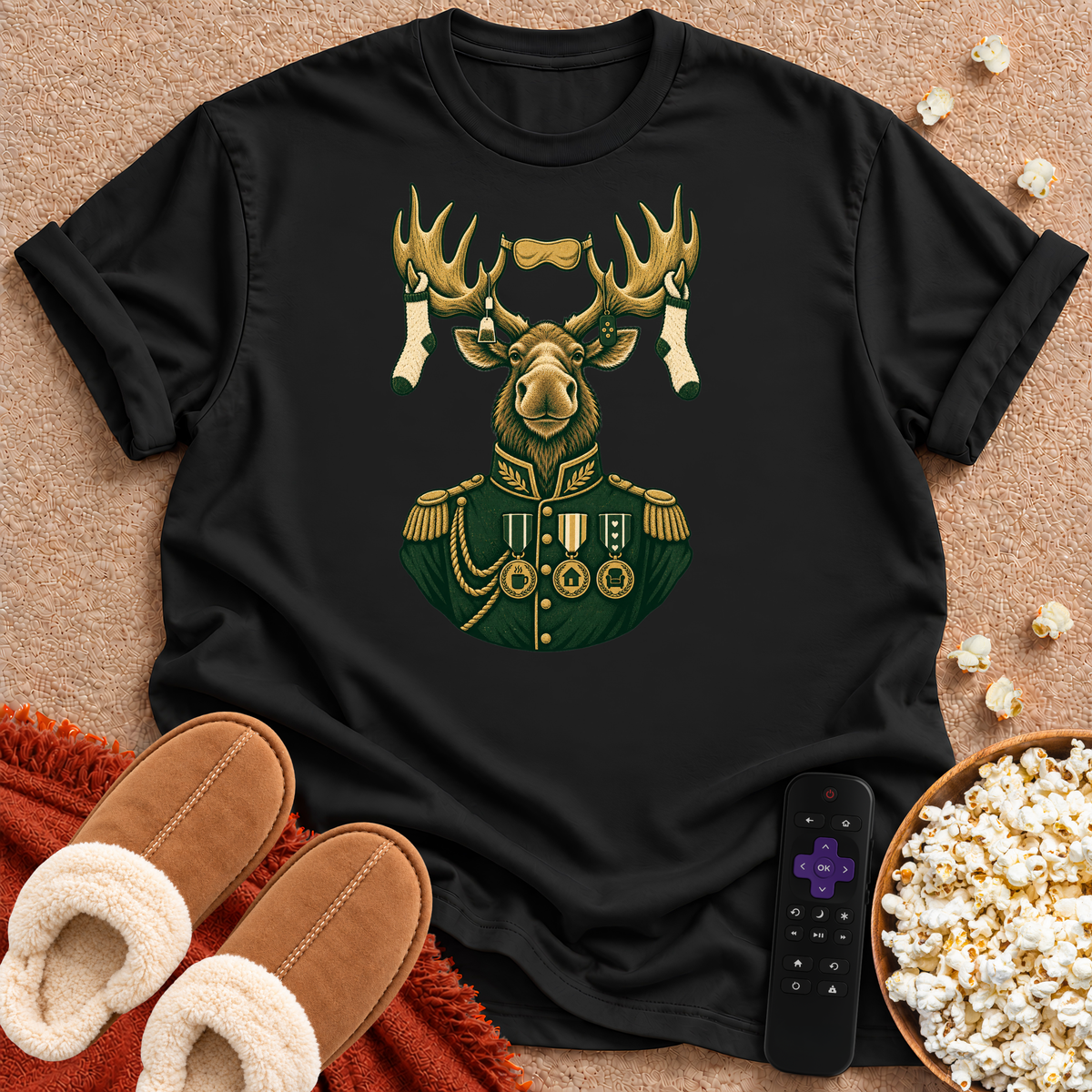 Highly Decorated Moose T-shirt