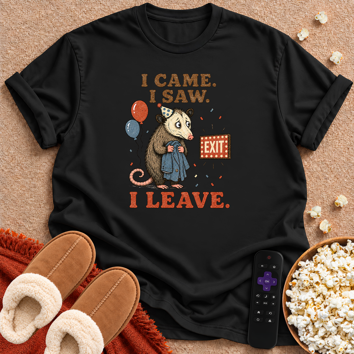 I Came I Saw I Leave T-shirt