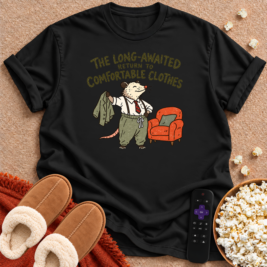 Comfortable Clothes Possum T-shirt