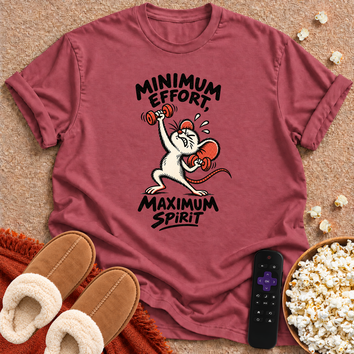 Minimum Effort, Maximum Spirit T-shirt