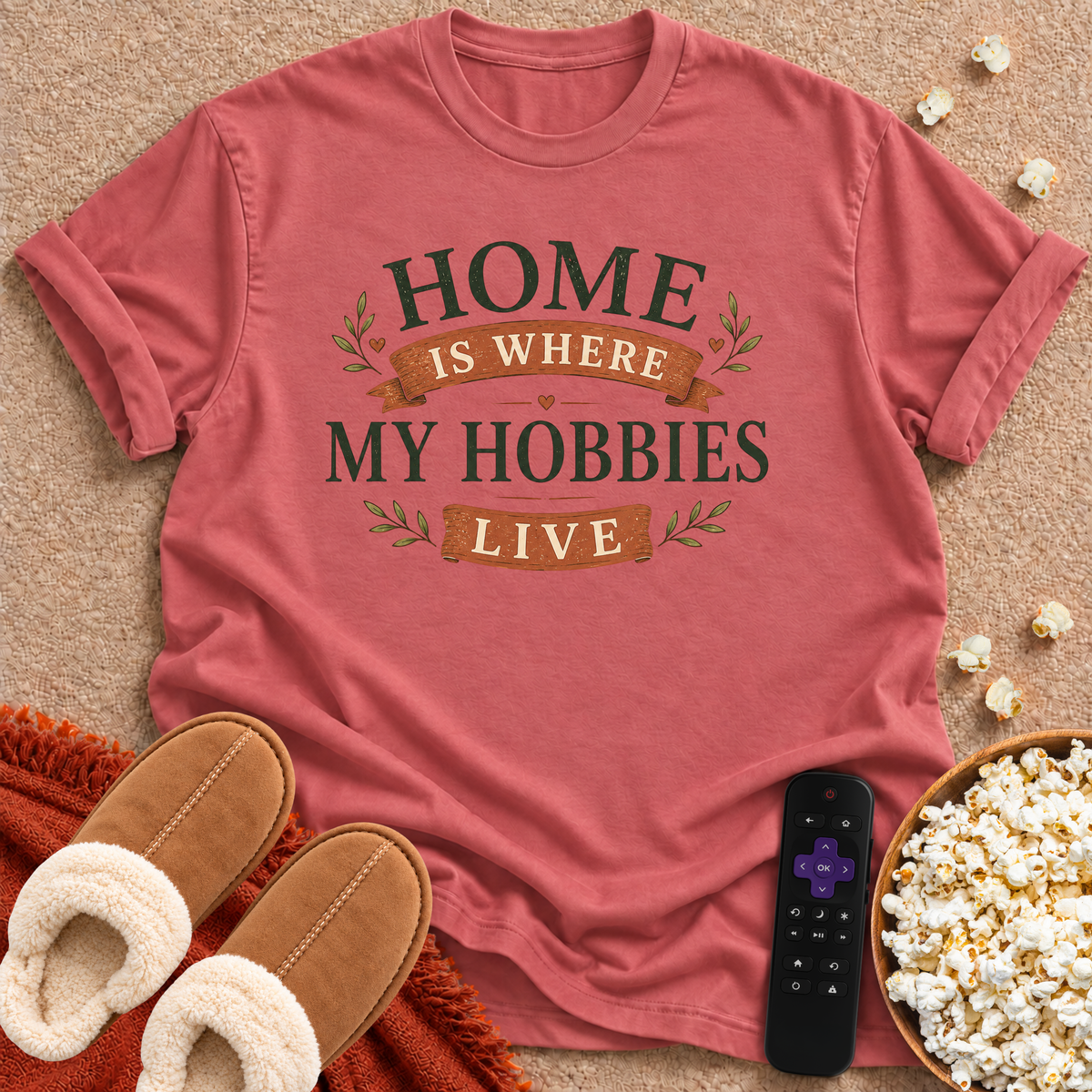 Home Is Where My Hobbies Live T-shirt