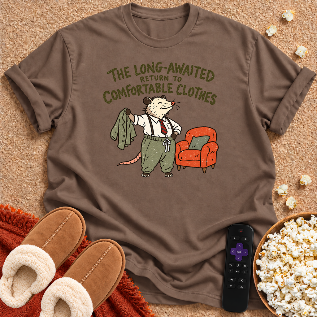 Comfortable Clothes Possum T-shirt