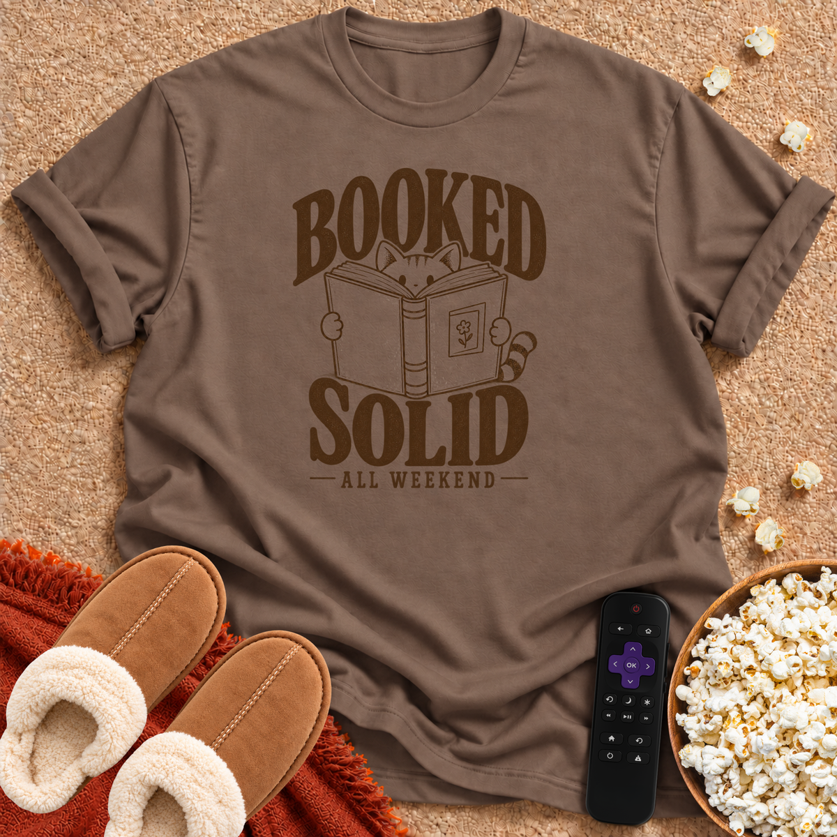 Booked Solid Cat T-shirt