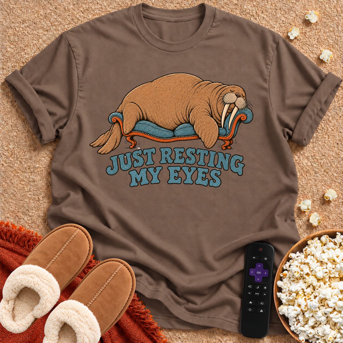 Just Resting My Eyes Walrus T-shirt
