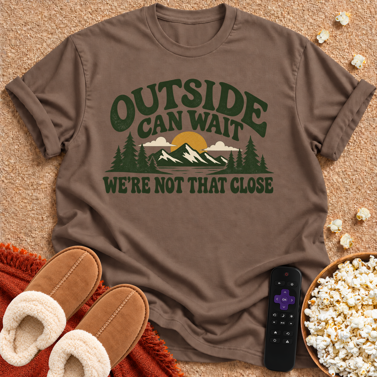 Outside Can Wait T-shirt