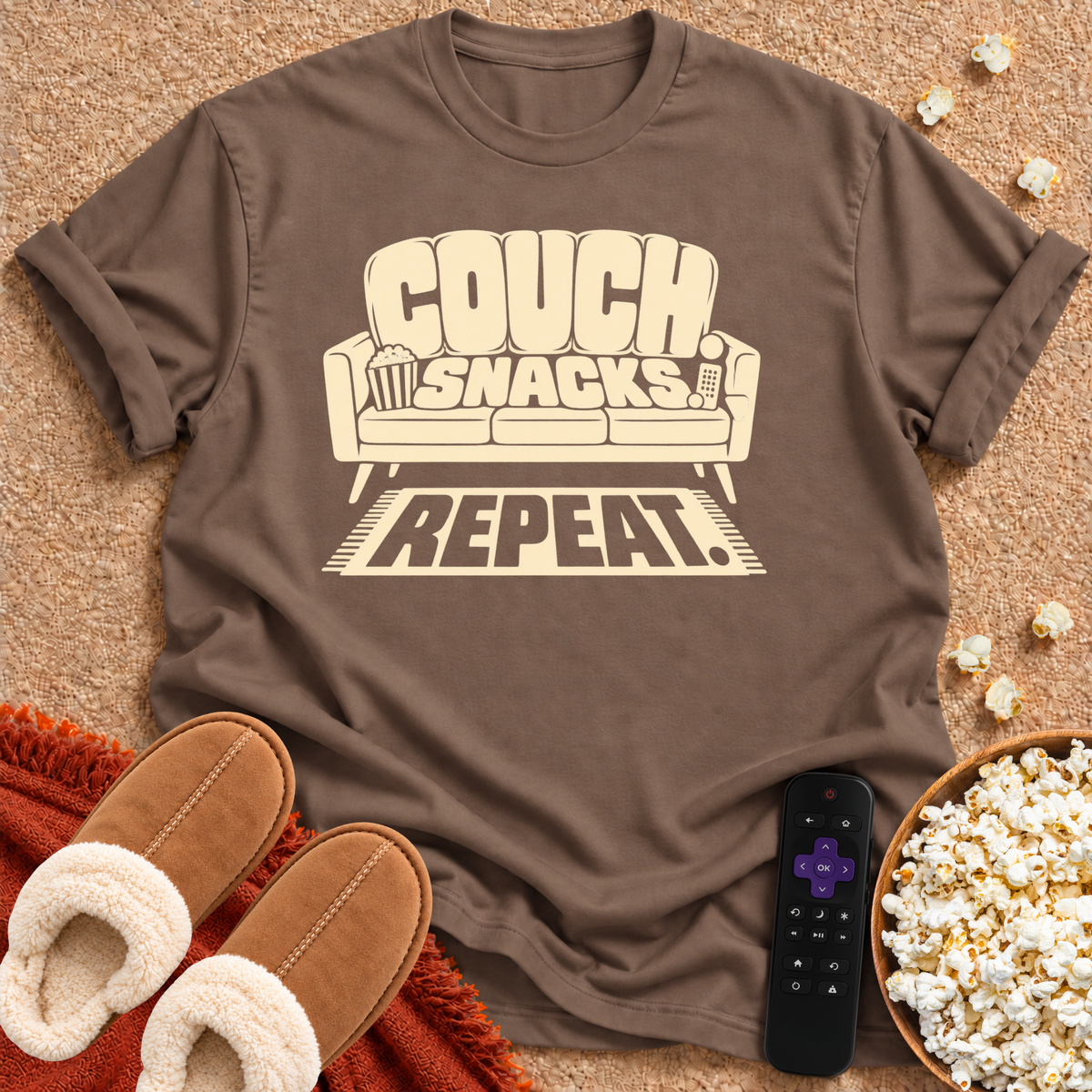 Couch. Snack. Repeat. T-shirt