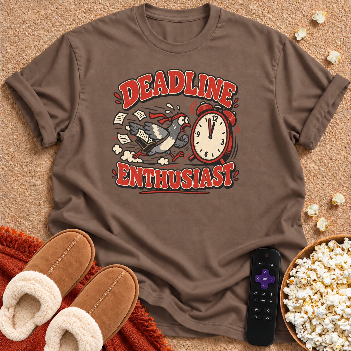 Deadline Enthusiast Pigeon T-shirt