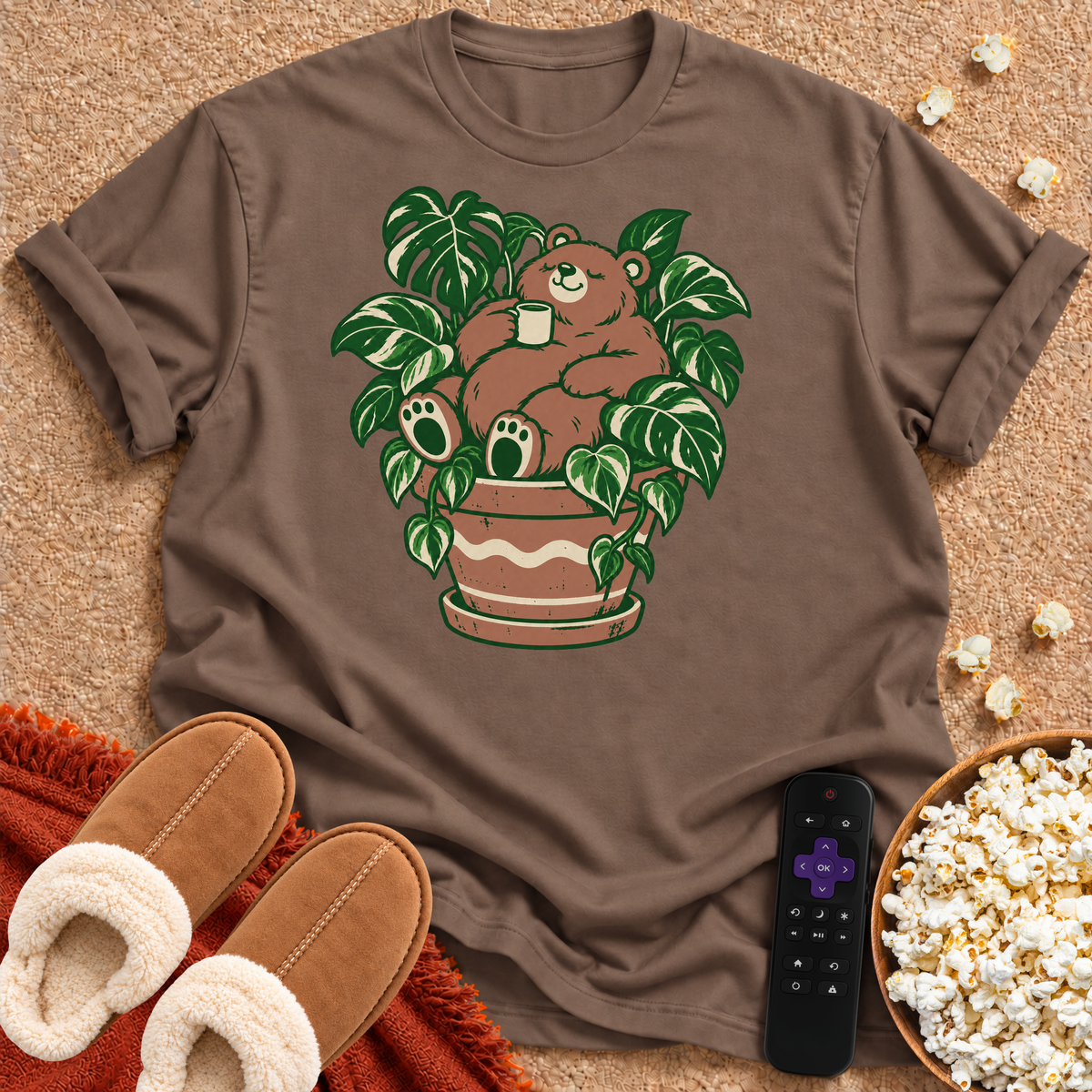 Bear In Plant T-shirt