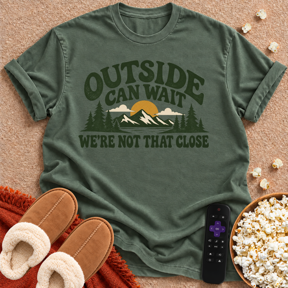 Outside Can Wait T-shirt