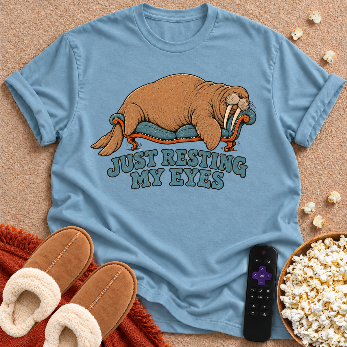 Just Resting My Eyes Walrus T-shirt