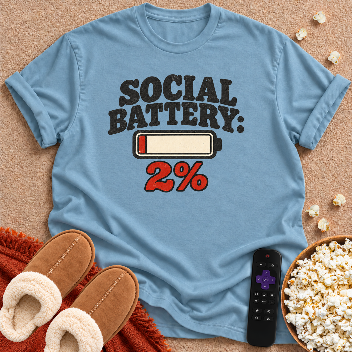 Social Battery 2% T-shirt