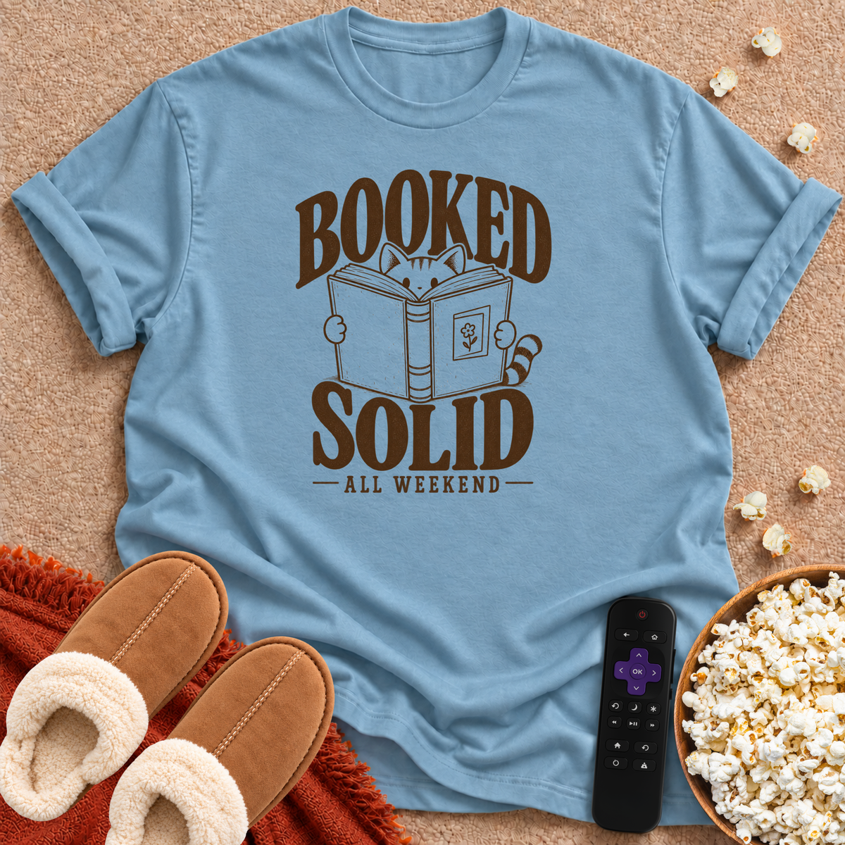 Booked Solid Cat T-shirt