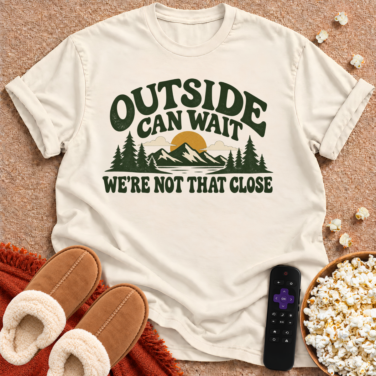 Outside Can Wait T-shirt