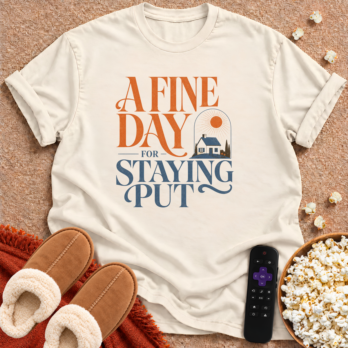 A Fine Day For Staying Put T-shirt