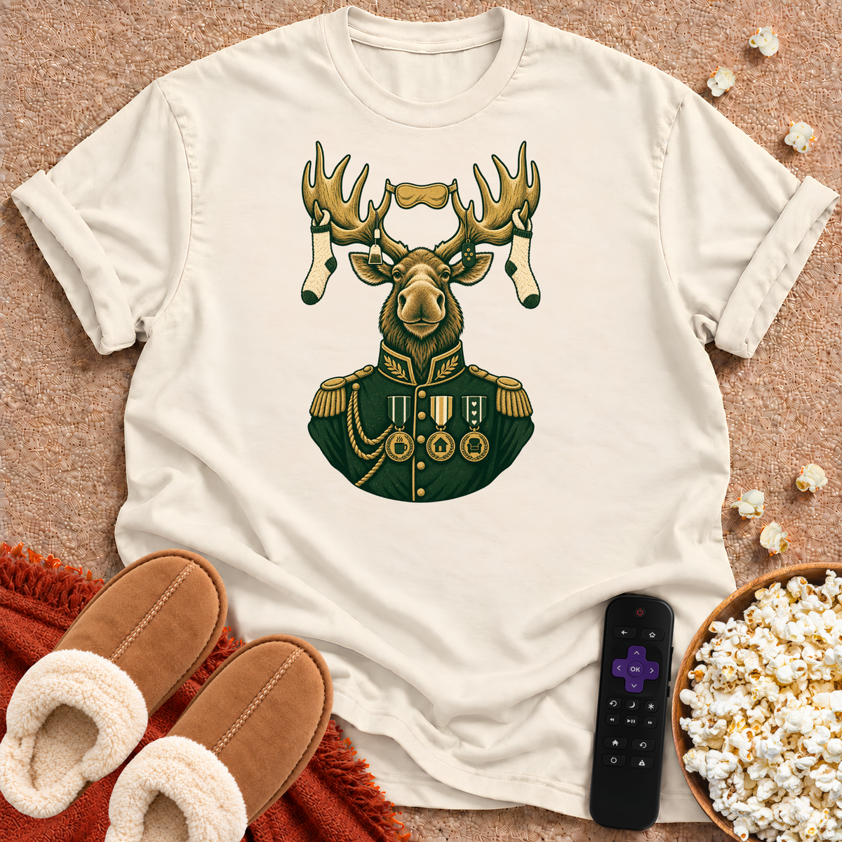 Highly Decorated Moose T-shirt
