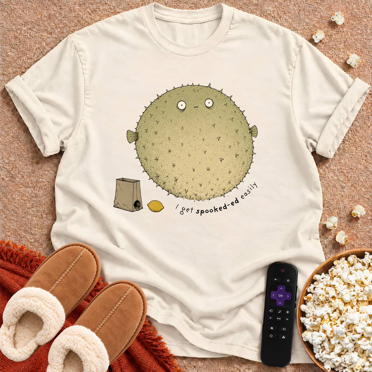 Spooked-ed Blowfish T-shirt