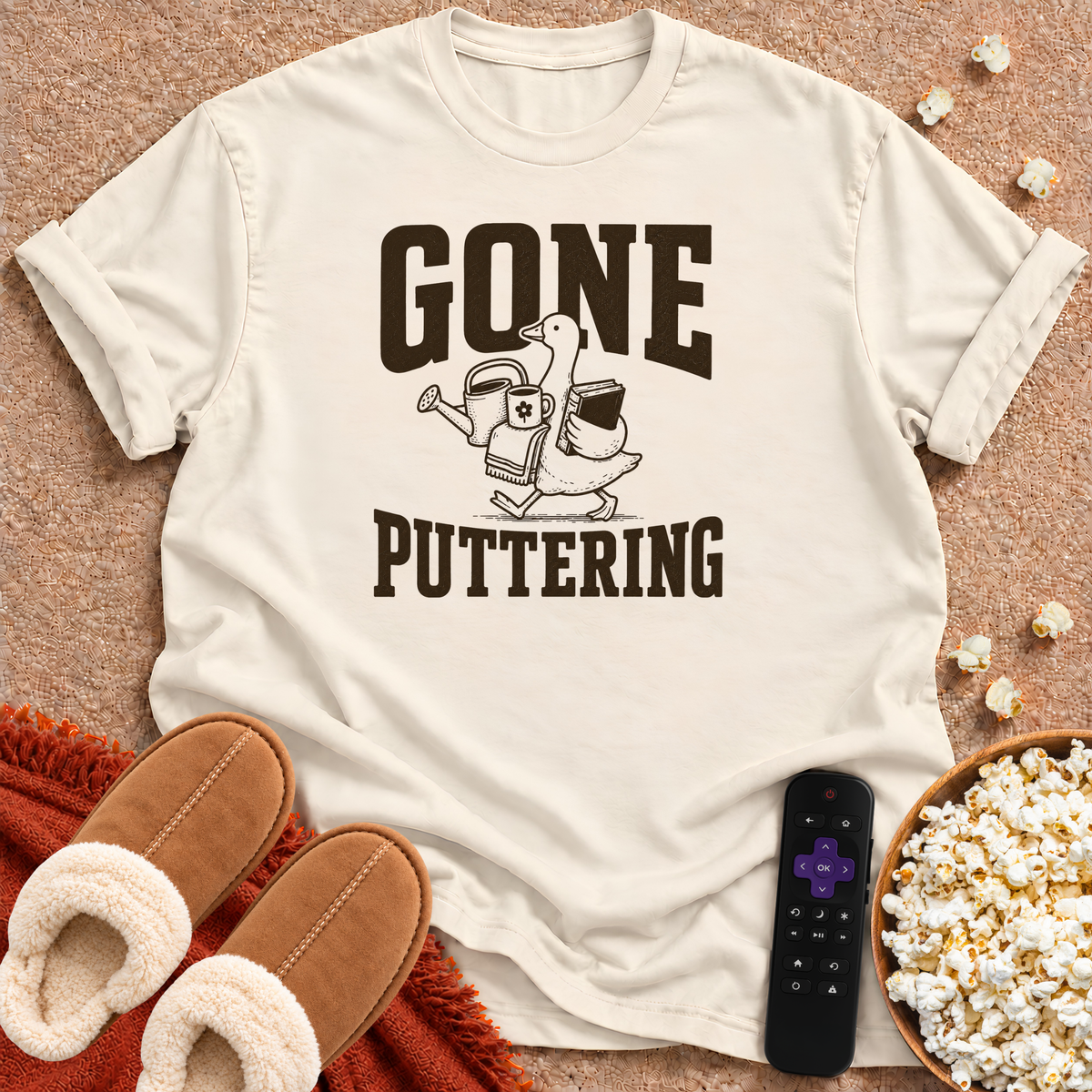 Gone Puttering Goose T-Shirt