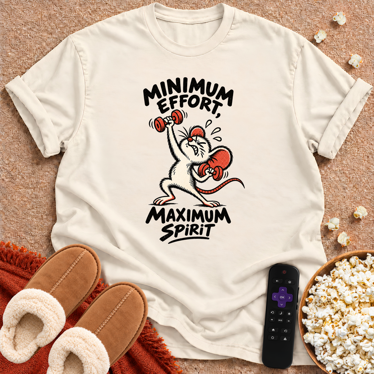 Minimum Effort, Maximum Spirit T-shirt