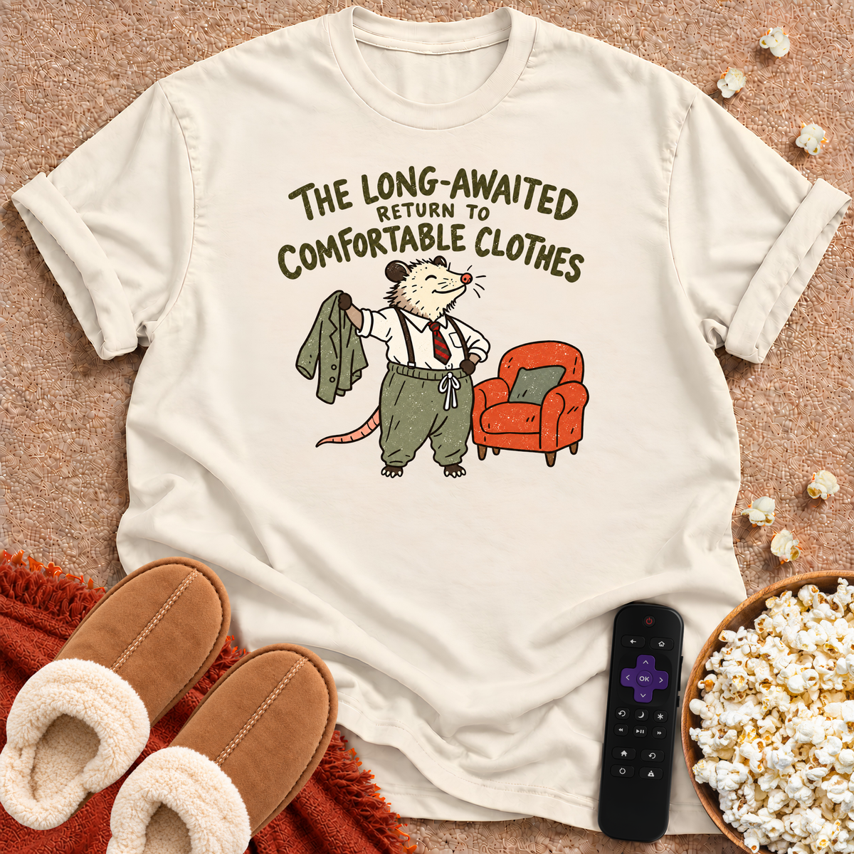 Comfortable Clothes Possum T-shirt