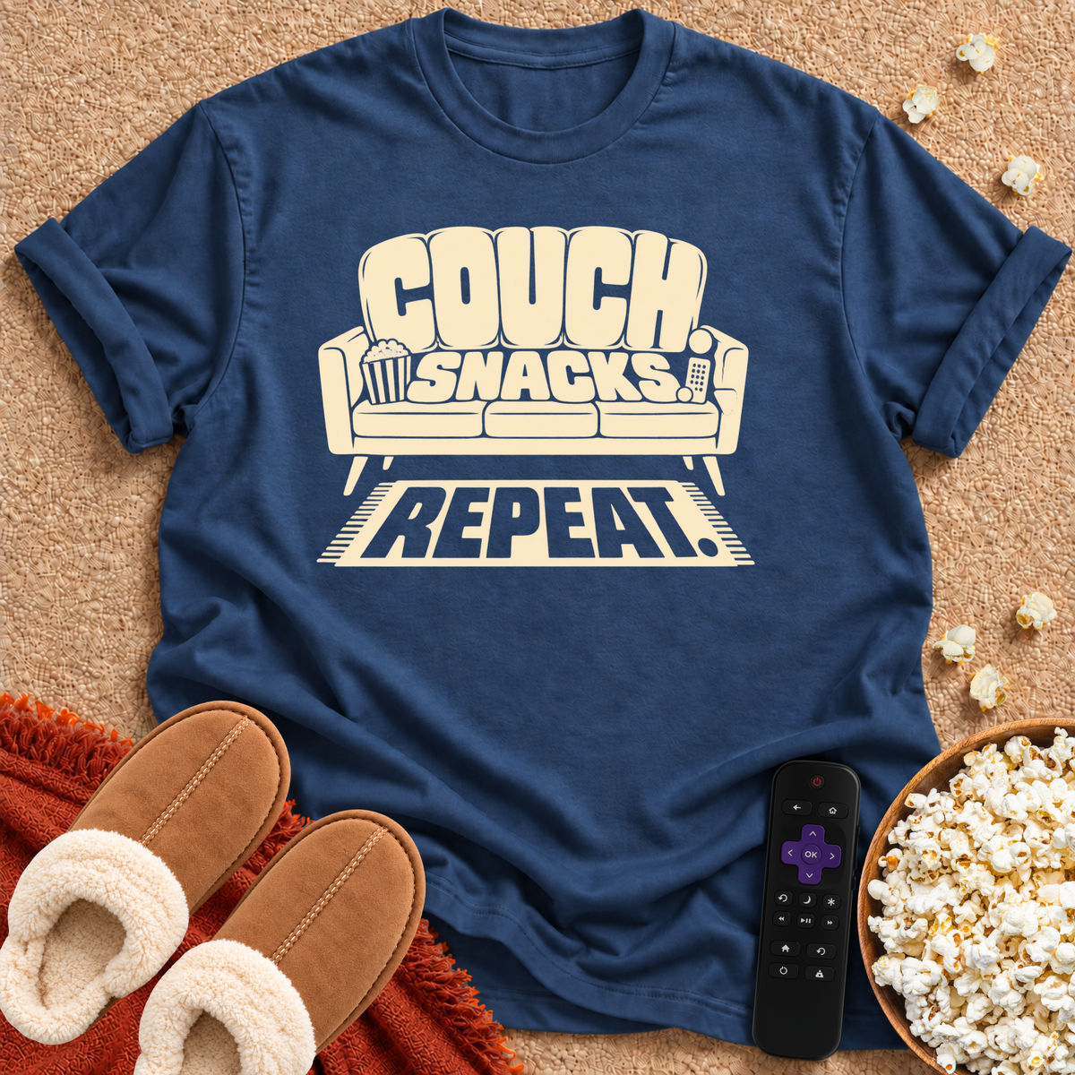 Couch. Snack. Repeat. T-shirt