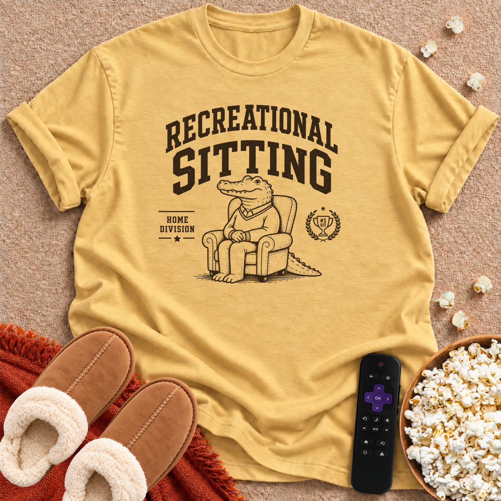 Recreational Sitting Crocodile T-shirt