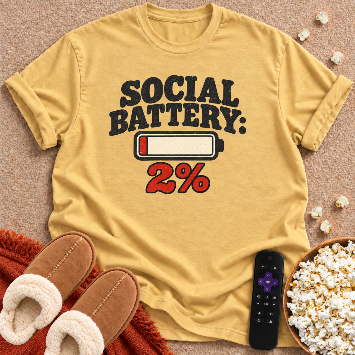 Social Battery 2% T-shirt