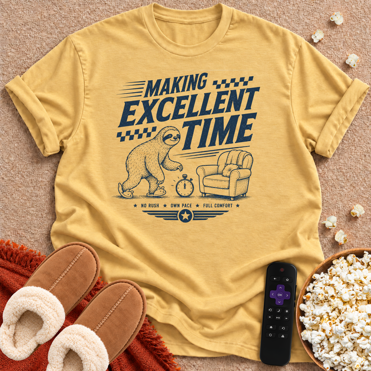 Making Excellent Time Sloth T-shirt