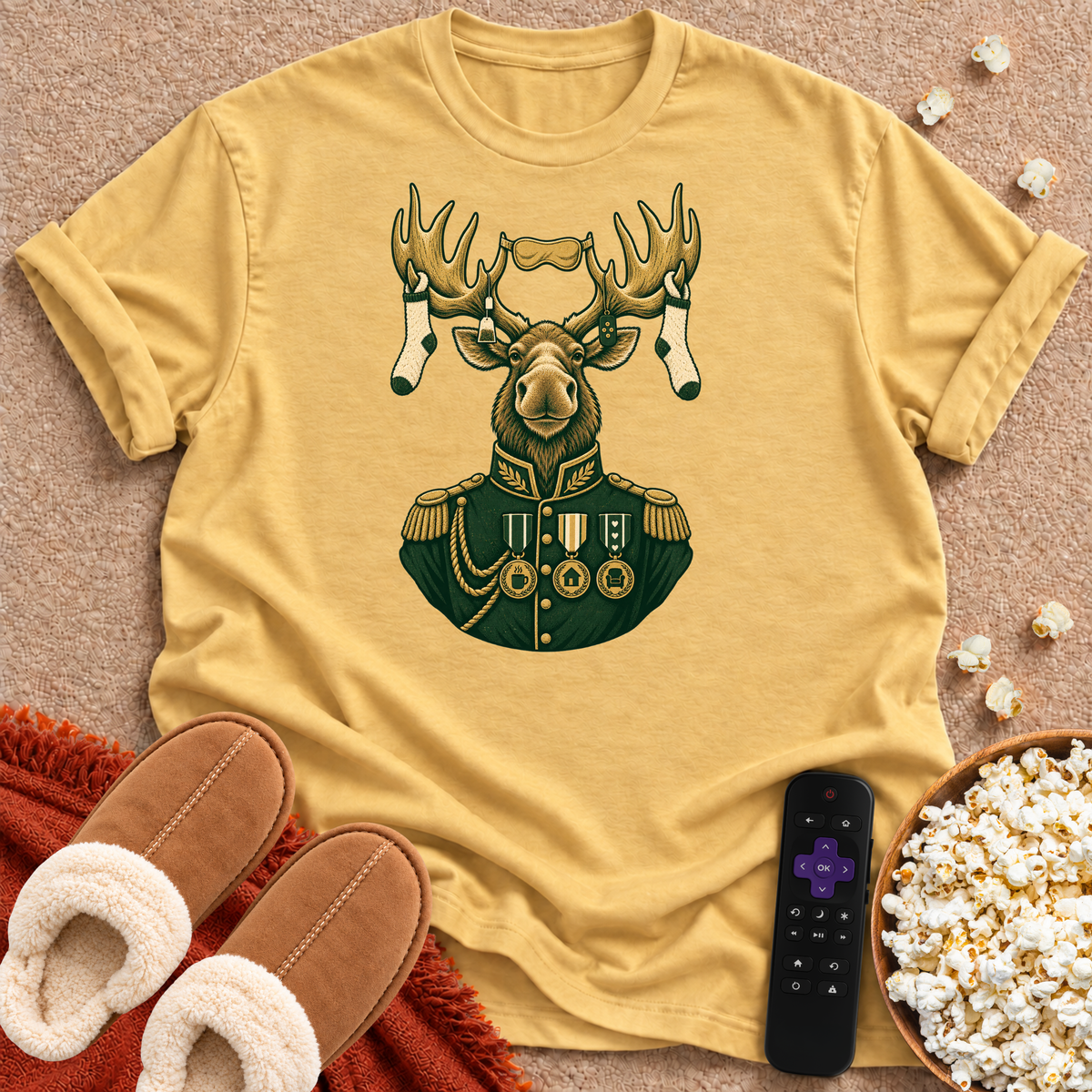 Highly Decorated Moose T-shirt
