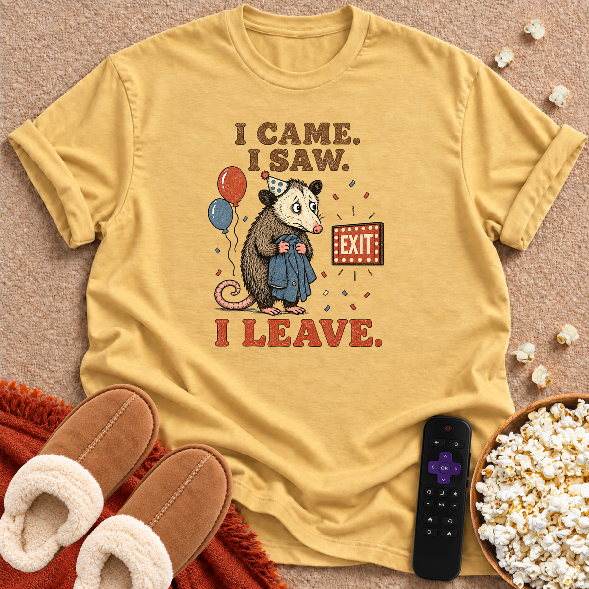 I Came I Saw I Leave T-shirt