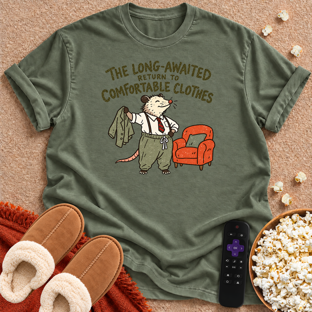 Comfortable Clothes Possum T-shirt