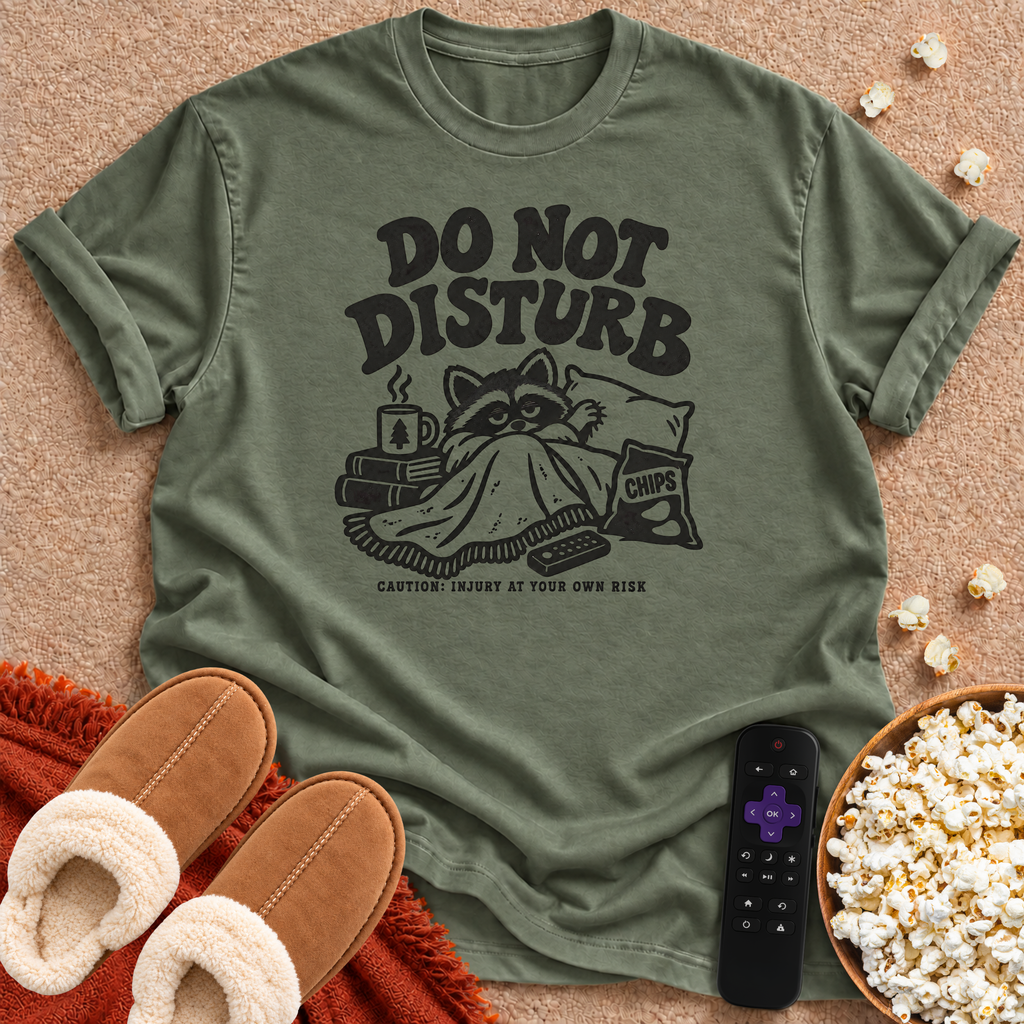 Raccoon: Do Not Disturb T-shirt