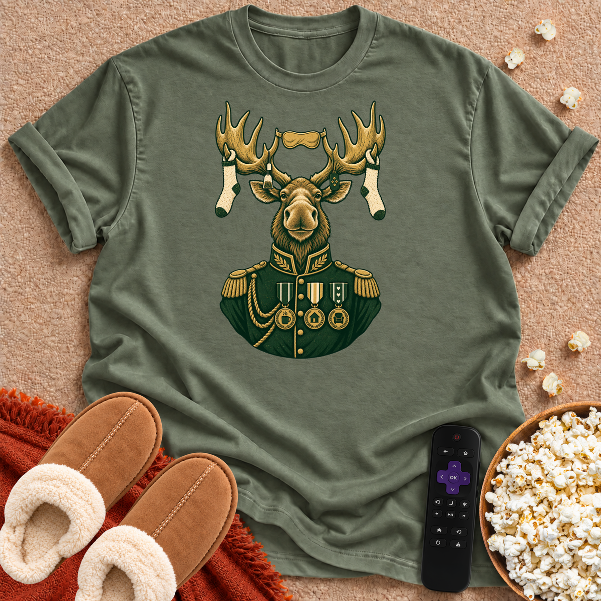 Highly Decorated Moose T-shirt