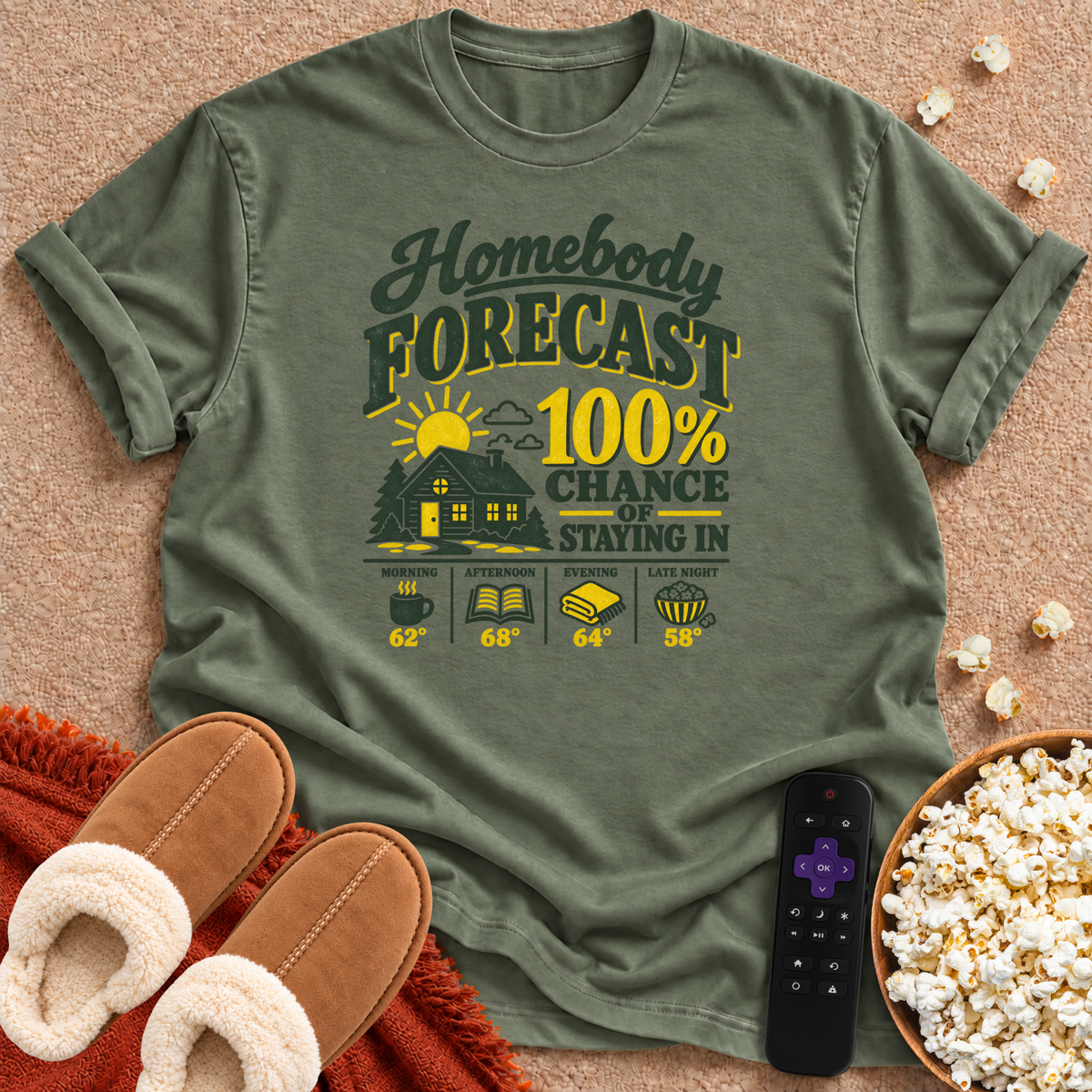 Homebody Forecast T-shirt