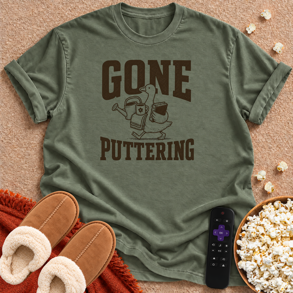 Gone Puttering Goose T-Shirt