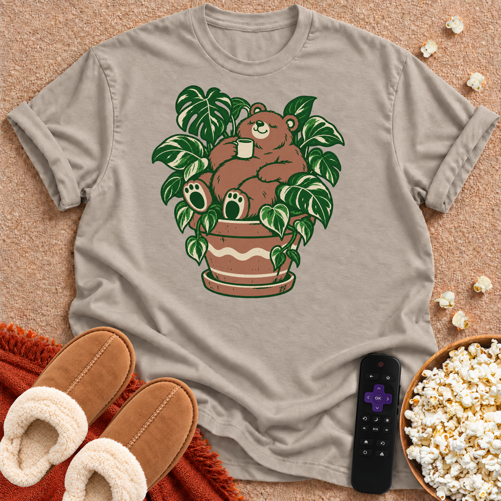 Bear In Plant T-shirt