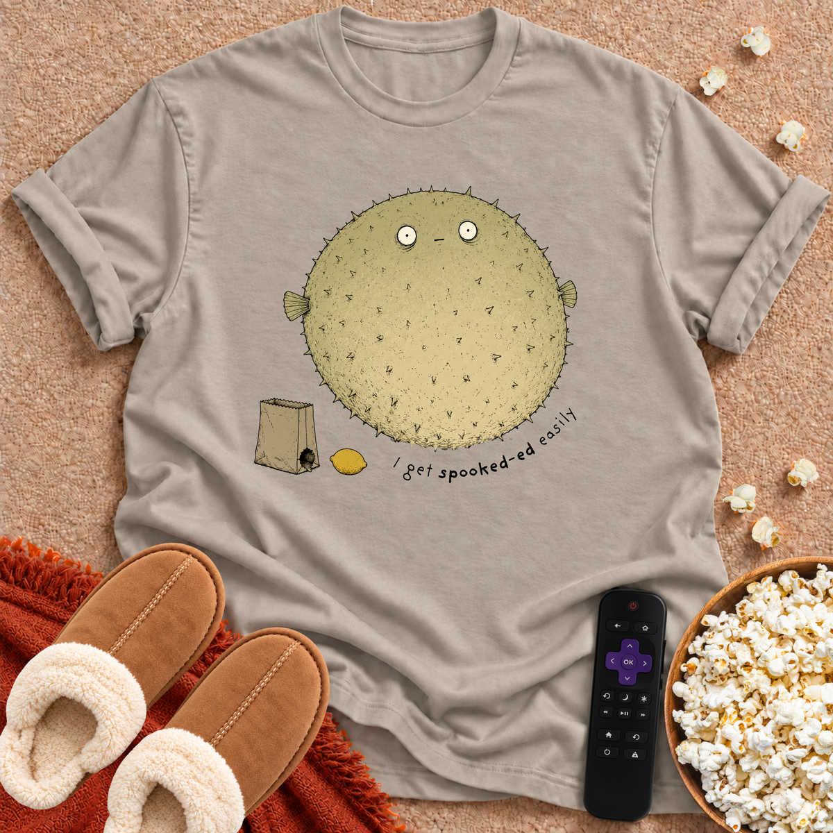 Spooked-ed Blowfish T-shirt