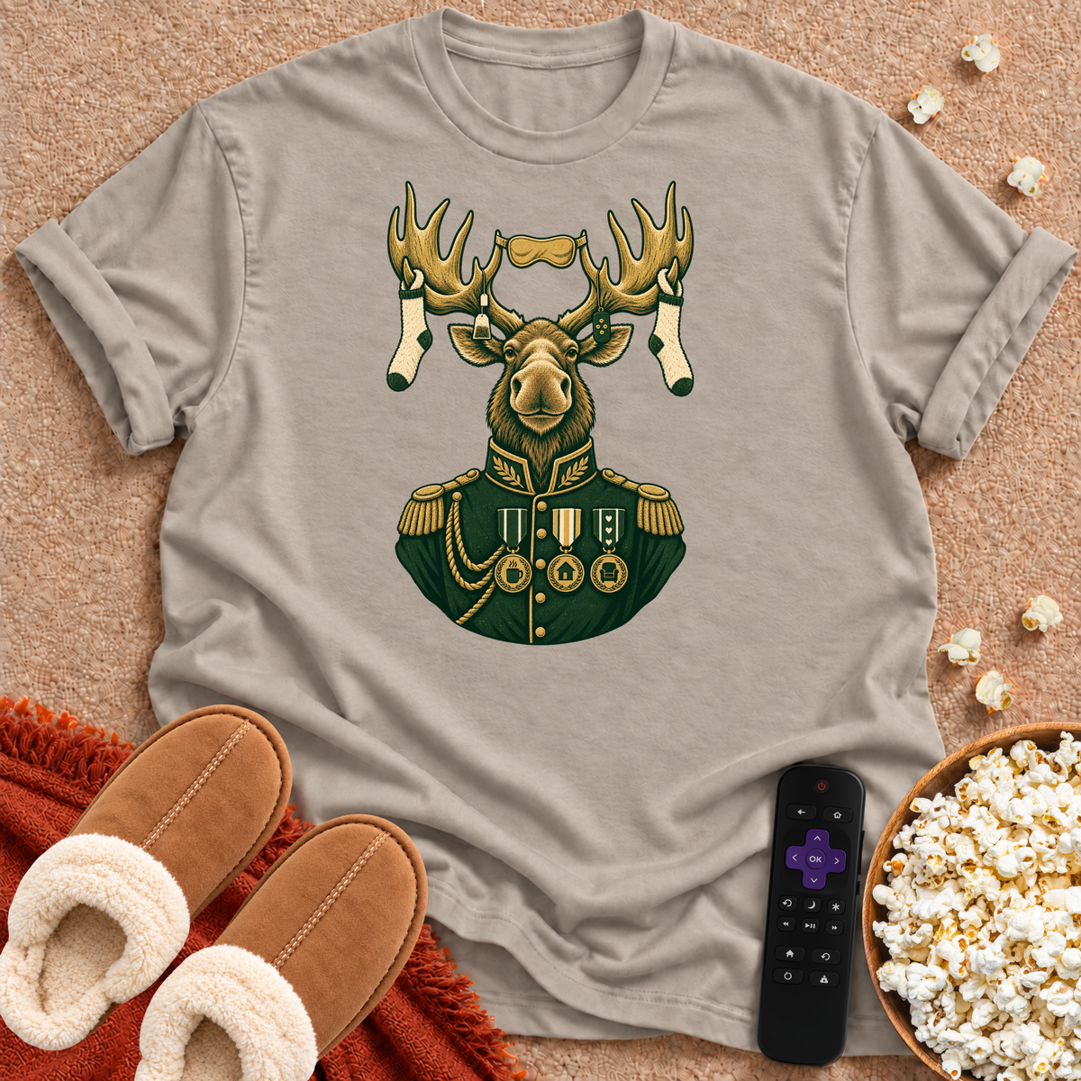 Highly Decorated Moose T-shirt