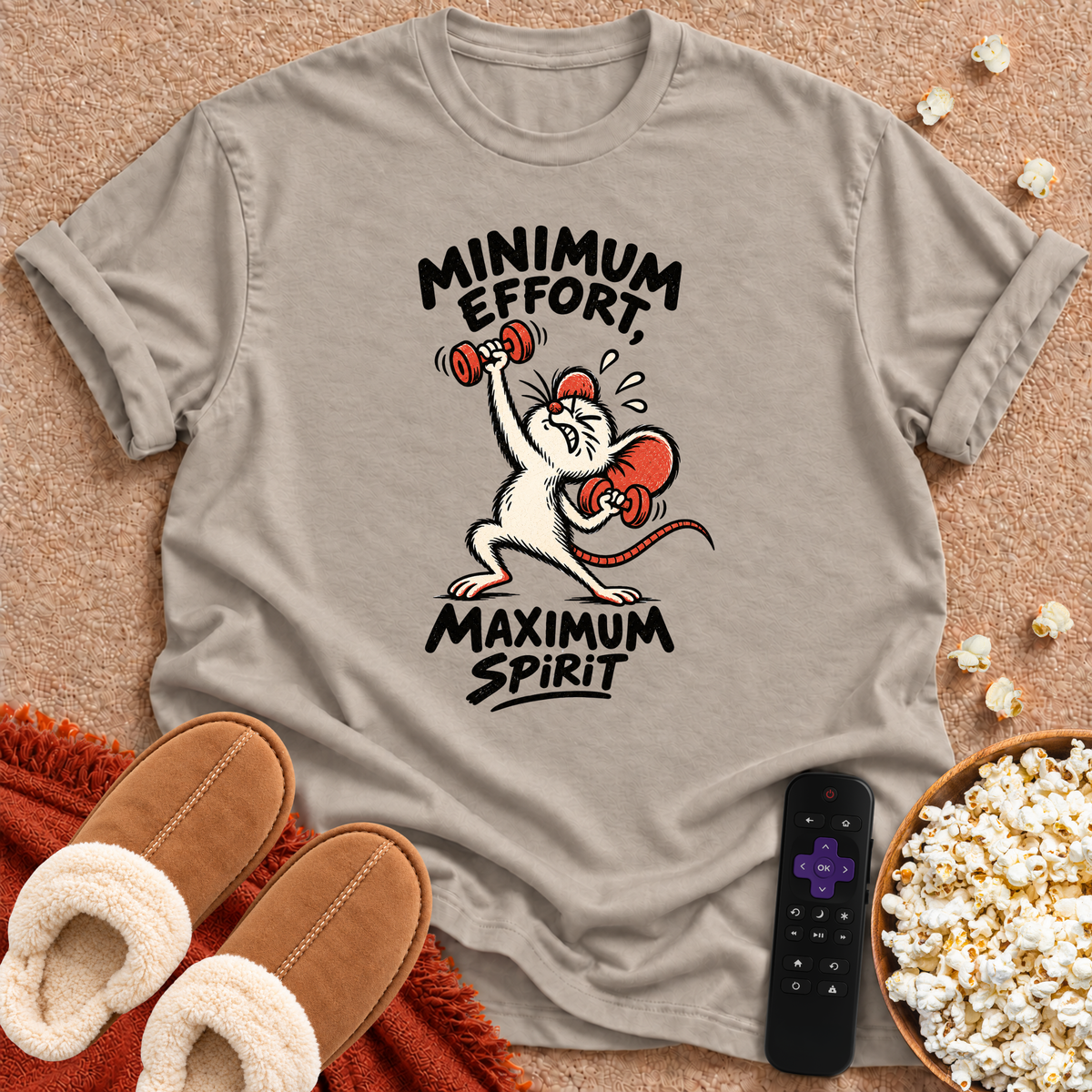 Minimum Effort, Maximum Spirit T-shirt