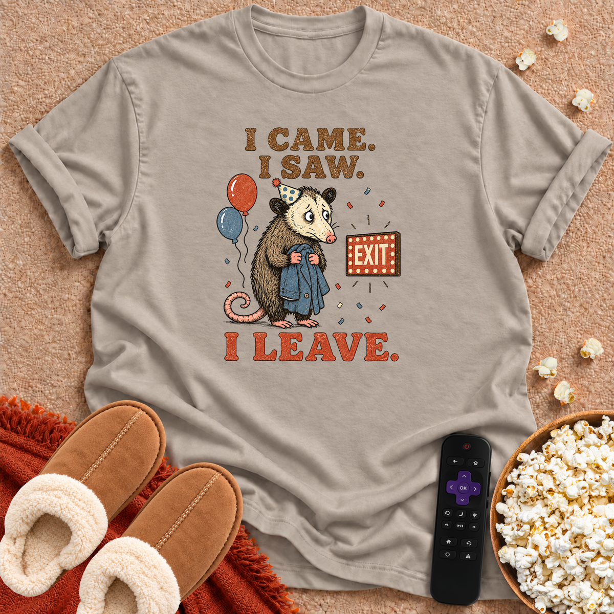 I Came I Saw I Leave T-shirt